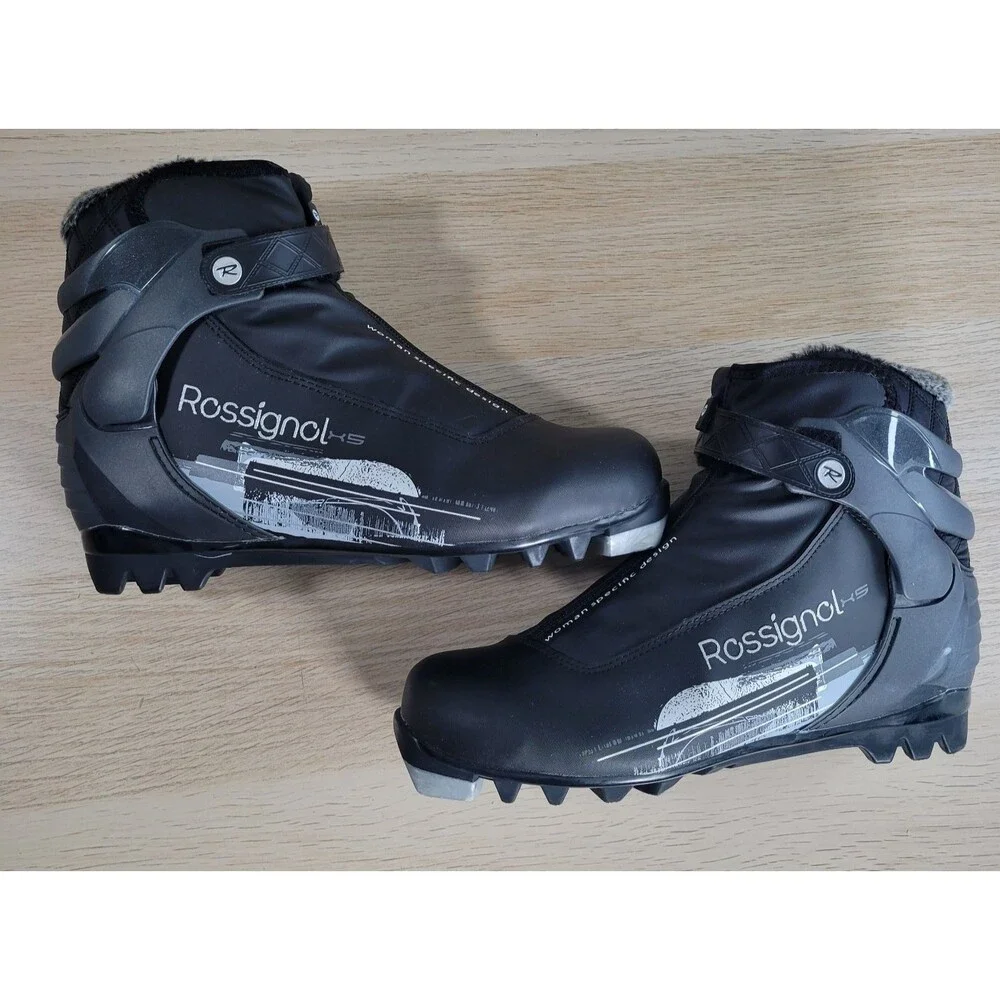 Rossignol X5 FW Cross Country Ski Boots Womens 41 EU /9 US Black Classic Shoes